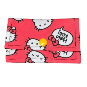 Hello Kitty Hand Sewn Fabric Wallet